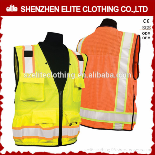 Wholesale High Visibility Traffic Reflective Safety Work Vest